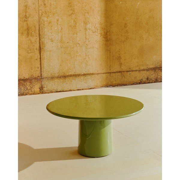 Okrągły stolik ogrodowy betonowy ø 85 cm Albanella – Kave Home-image-1