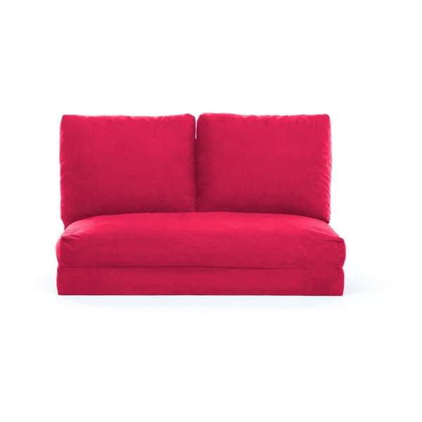 Czerwonoróżowa rozkładana sofa 120 cm Taida – Artie