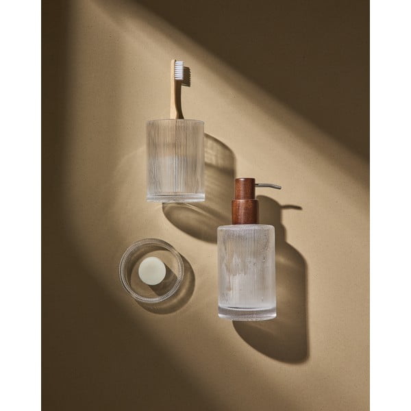 Szklany kubek na szczoteczki do zębów Arlem – Kave Home-image-2