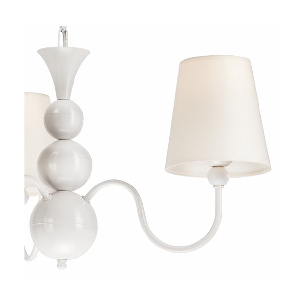 Biała lampa wisząca − LAMKUR-image-3