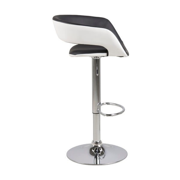 Zestaw 2 czarno-białych hokerów Actona Grace-image-2