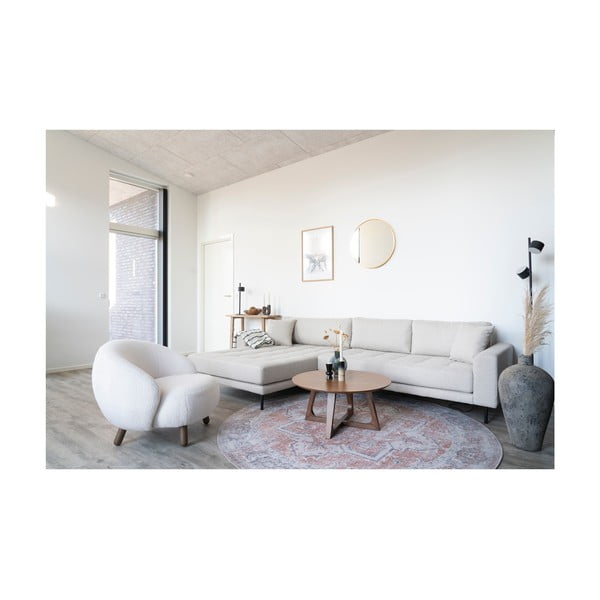 Niebiesko-pomarańczowy okrągły dywan ø 200 cm Havana – House Nordic-image-1