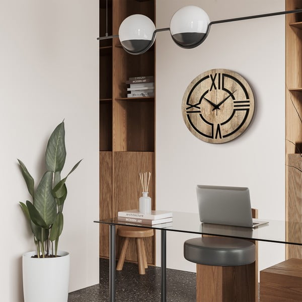 Zegar ścienny ø 57 cm Ethan – Styler-image-2