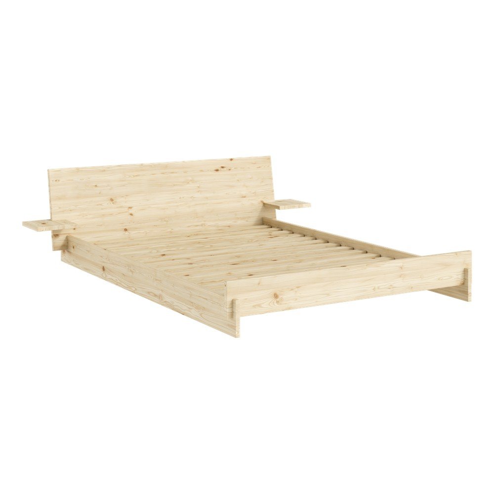 Łóżko dwuosobowe z litego drewna sosnowego ze stelażem 180x200 cm w jasnym naturalnym kolorze Latch – Karup (zdjęcie 6)