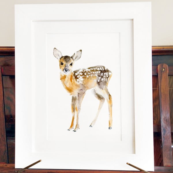 Plakat Baby Deer A3