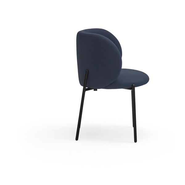 Ciemnoniebieskie tapicerowane fotele jadalniane zestaw 2 szt. Mogi – Teulat-image-3