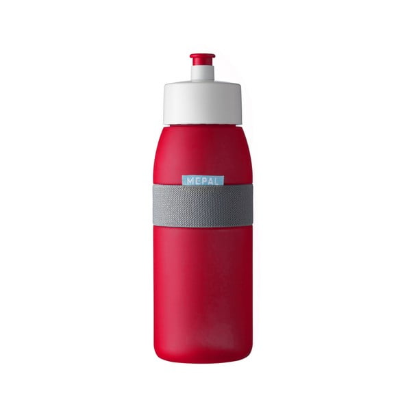 Czerwona butelka sportowa Mepal Ellipse, 500 ml