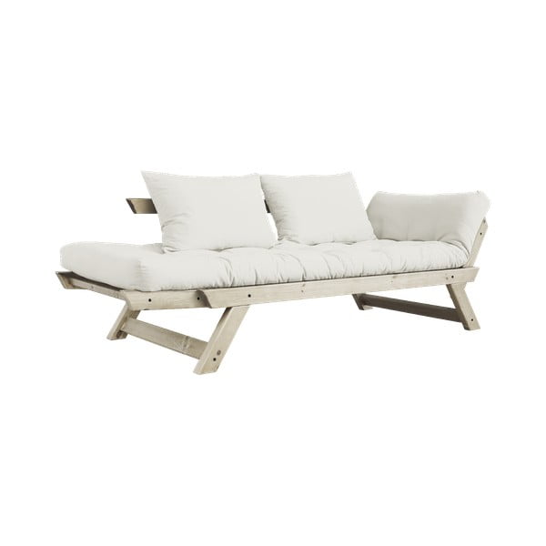 Sofa rozkładana z jasnobeżowym pokryciem Karup Design Bebop Natural-image-4