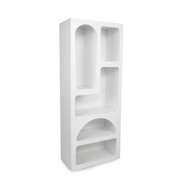 Biały regał 60x150 cm Lorin – Kalune Design-image-2