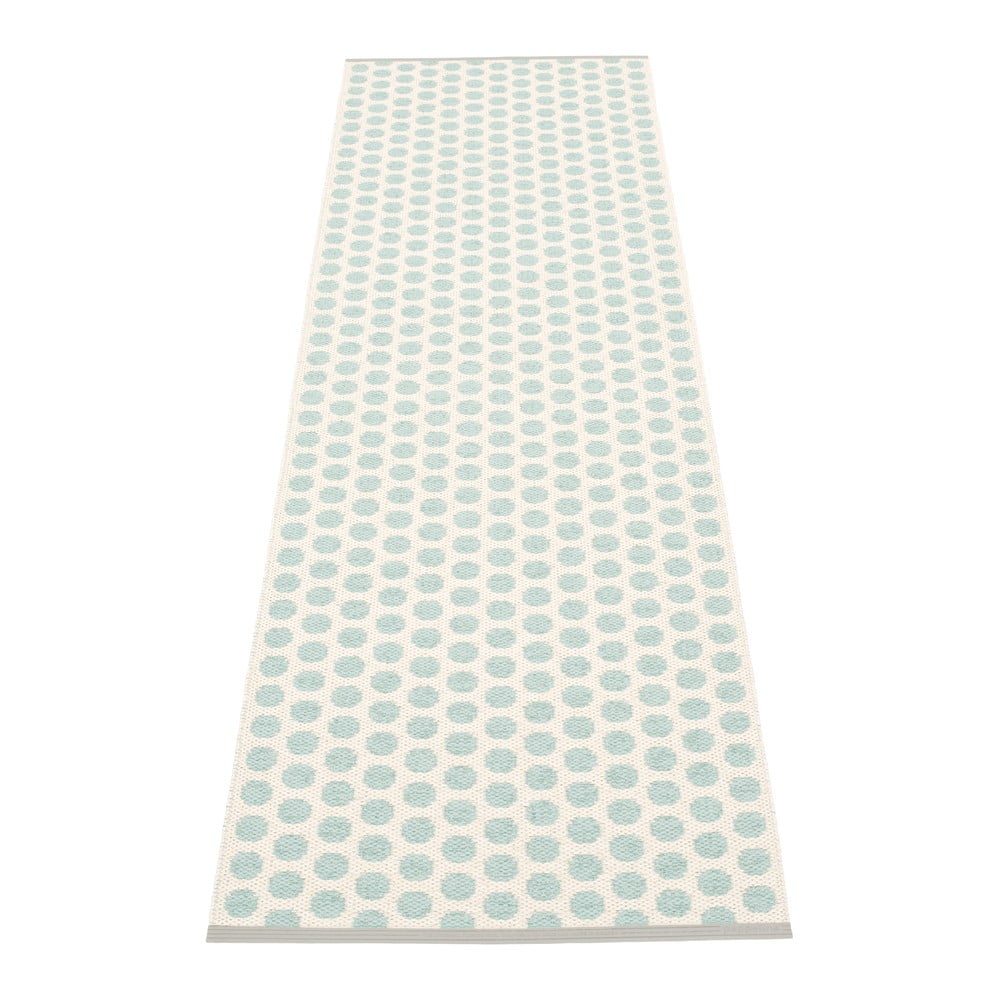 Miętowy chodnik odpowiedni na zewnątrz 70x250 cm Noa Pale Turquoise – Pappelina