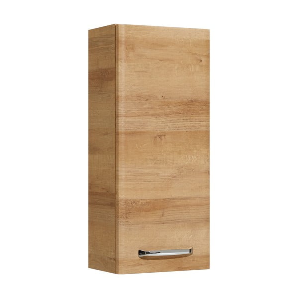 Wisząca szafka łazienkowa w dekorze dębu w naturalnym kolorze 70x30 cm Quickset 318 – Pelipal