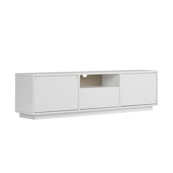 Biała szafka pod TV 160x42x30 cm Sentinel – Kalune Design