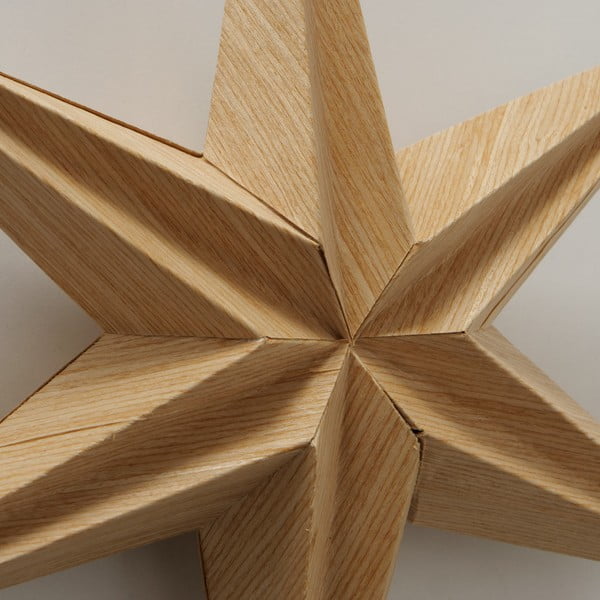 Świąteczna papierowa dekoracja wisząca w kształcie gwiazdy Boltze Kassia, ø 30 cm-image-1