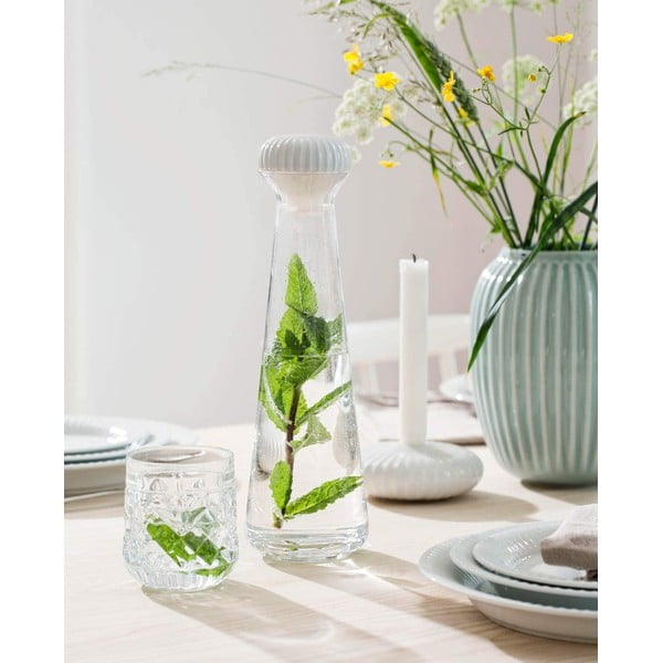 Miętowy kamionkowy wazon Kähler Design Hammershoi, wys. 20 cm-image-1