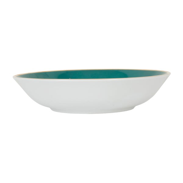 Morski głęboki porcelanowy talerz ø 21 cm Ginger – Côté Table