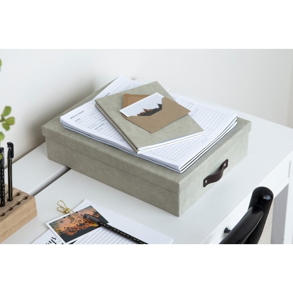 Beżowe pudełko Bigso Box of Sweden Oskar-image-2