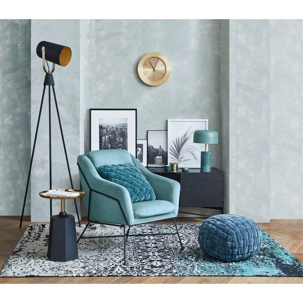 Czarny stolik Kave Home, ø 37 cm-image-1