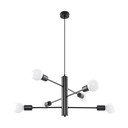 Czarna lampa wisząca Sollux Donato 6