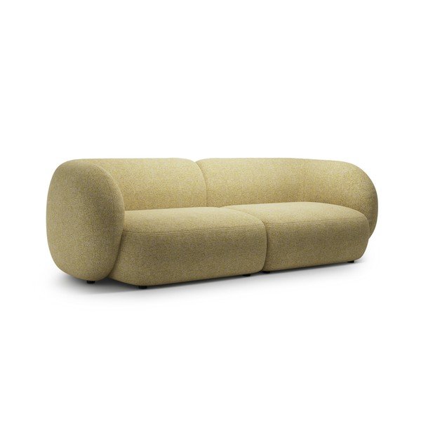 Żółta sofa 243 cm Kate – Micadoni -image-1