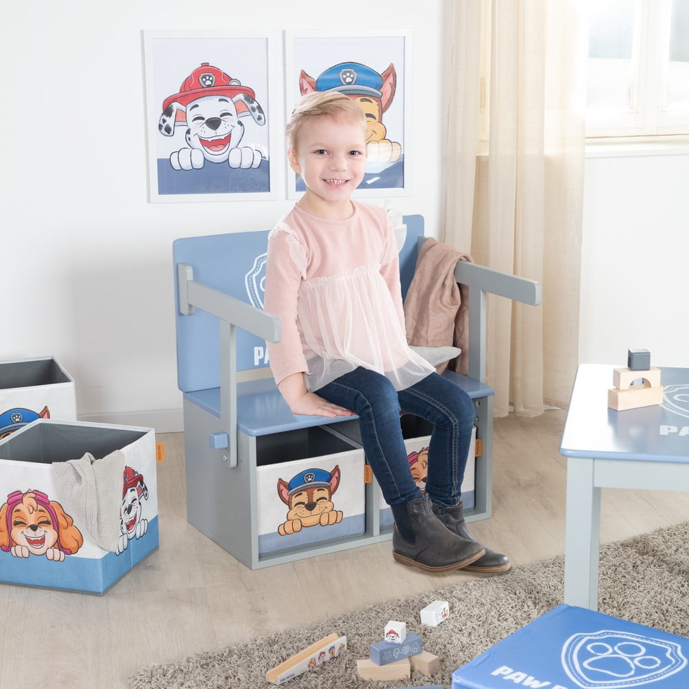 Niebieska ławka dziecięca Paw Patrol – Roba (zdjęcie 4)
