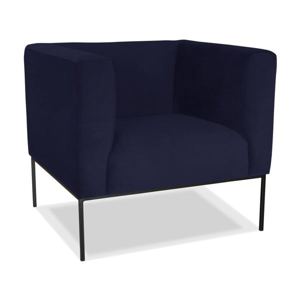 Ciemnoniebieski fotel Windsor  & Co. Sofas Neptune-image-1