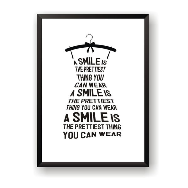 Plakat Nord & Co Smile Is, 50x70 cm