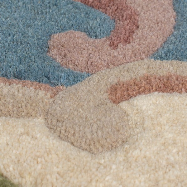 Niebieski wełniany dywan Flair Rugs Aubusson, 150x240 cm-image-3