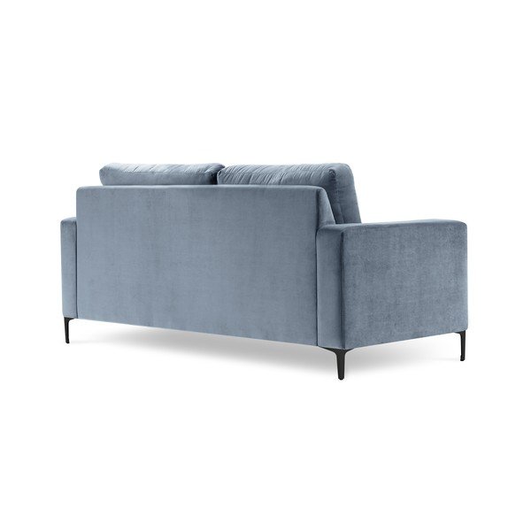 Jasnoniebieska aksamitna sofa Kooko Home Harmony, 158 cm-image-3