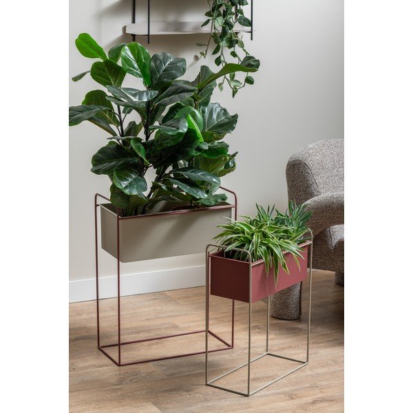 Metalowe kwietniki 2 szt. (wysokość 65 cm) Reina – PT LIVING-image-1