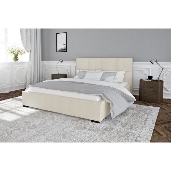 Łóżko dwuosobowe ze stelażem i schowkiem Guy Laroche Home Fascination, 160x200 cm-image-1