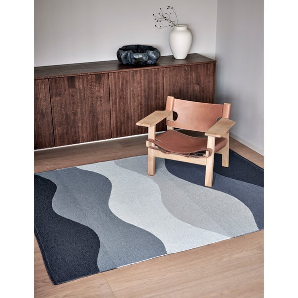 Niebieski chodnik odpowiedni na zewnątrz 70x300 cm Urvi Water – Pappelina-image-3