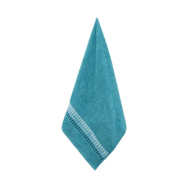 Niebieski bawełniany ręcznik kąpielowy 70x140 cm Darwin – My House