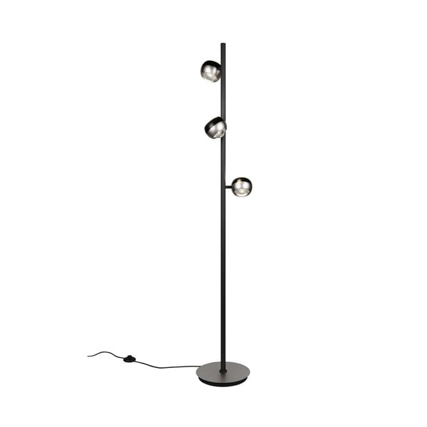 Lampa stojąca LED w czarno-srebrnym kolorze (wysokość 150 cm) Orbit – Trio Select-image-3