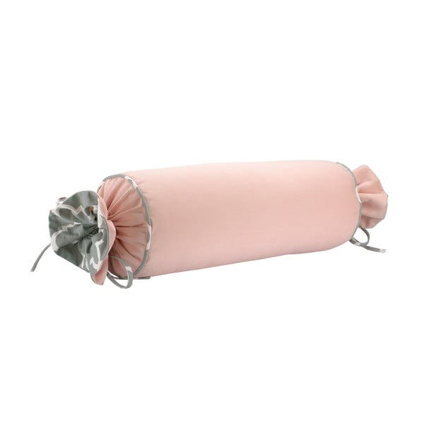 Różowa poszewka na poduszkę WeLoveBeds Rose Quarz Candy, ⌀ 20x58 cm-image-1