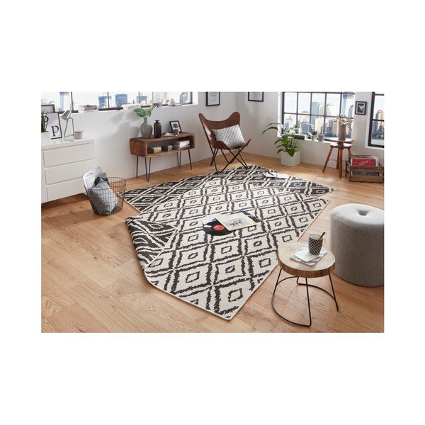 Brązowo-biały chodnik dwustronny odpowiedni na zewnątrz NORTHRUGS NORTHRUGS Rio, 80x150 cm-image-4