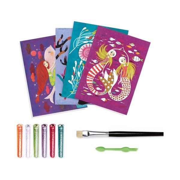 Zestaw artystyczny Djeco Mermaids-image-1