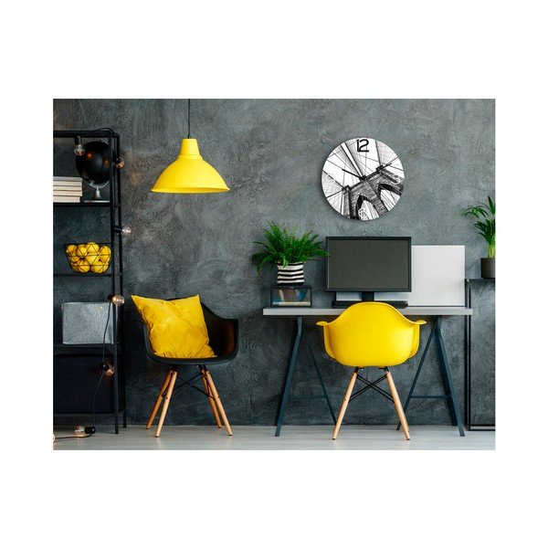 Zegar ścienny Styler Glassclock Brooklyn, ⌀ 30 cm-image-2