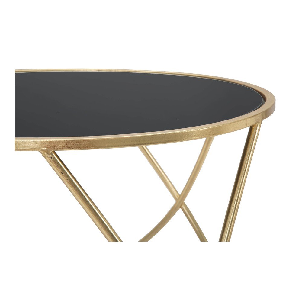 Okrągły stolik ze szklanym blatem ø 60 cm Ring – Mauro Ferretti (zdjęcie 5)