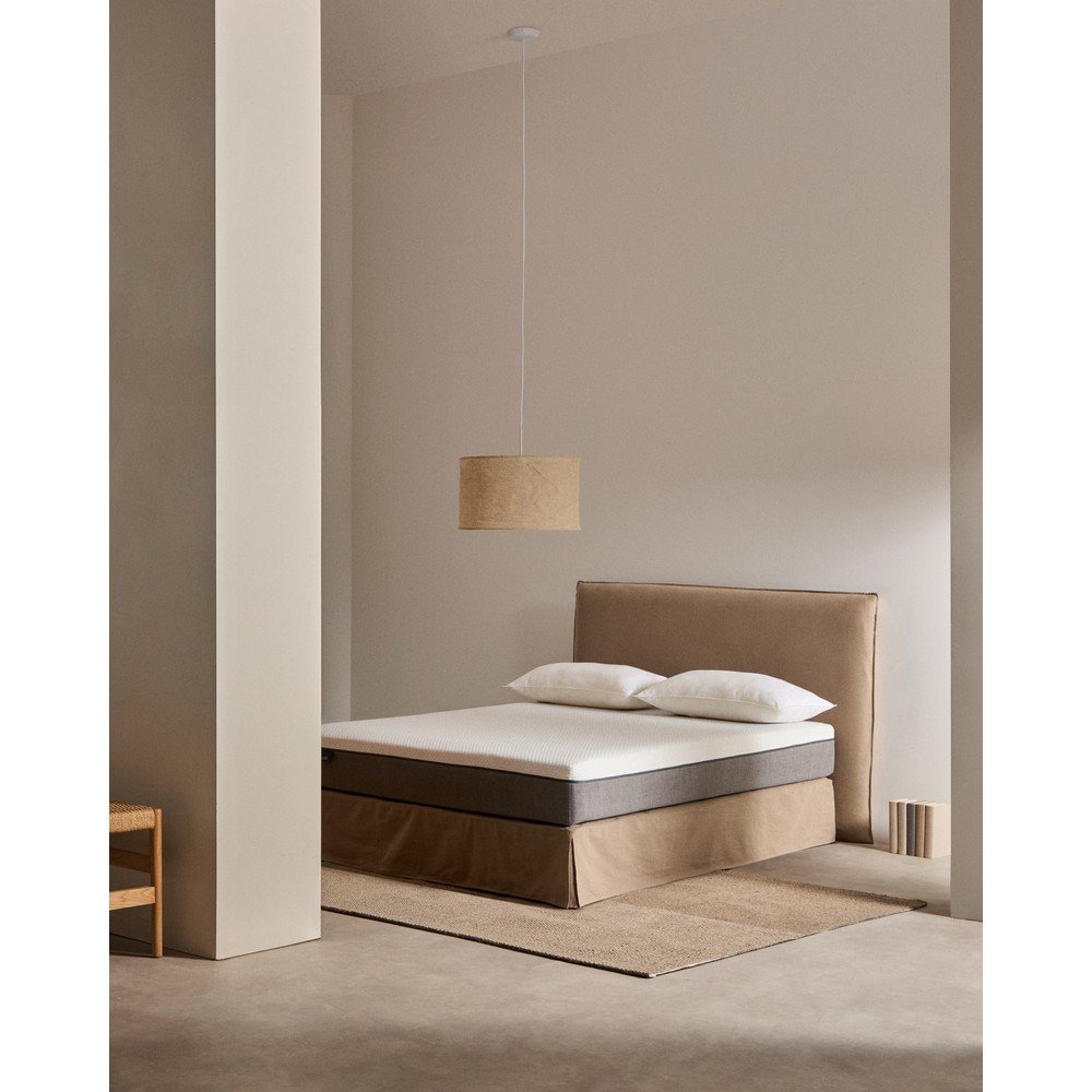 Średnio twardy piankowy materac ze zdejmowanym pokrowcem/antyalergiczny 150x200 cm Eva – Kave Home (zdjęcie 3)