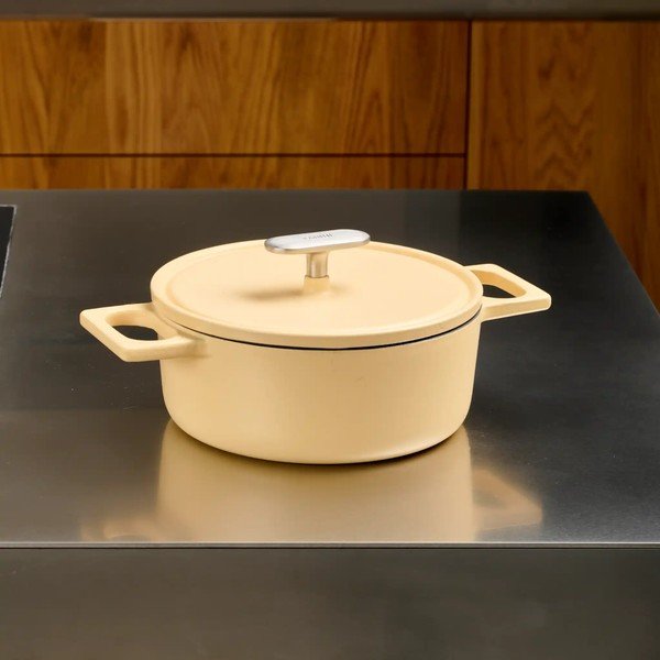 Garnek żeliwny z pokrywką odpowiedni na indukcję 2 l Mattia 3.0 – FABINI-image-1