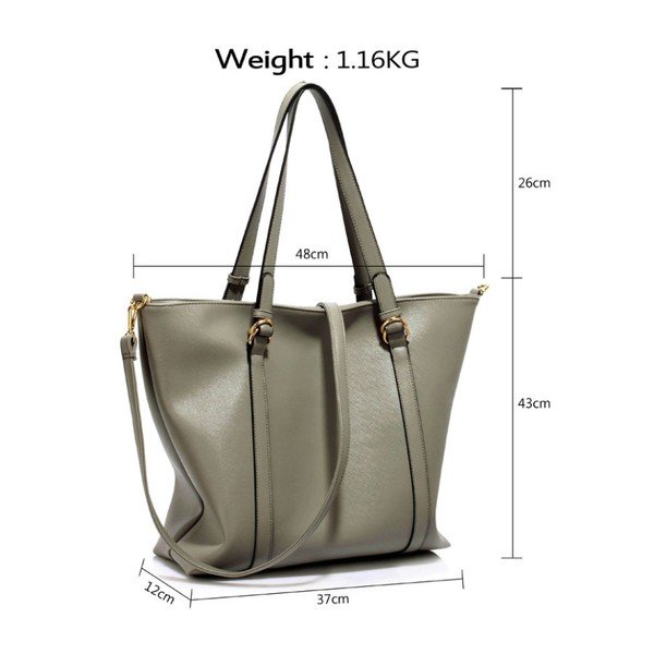 Torebka L&S Fiona Grey-image-2