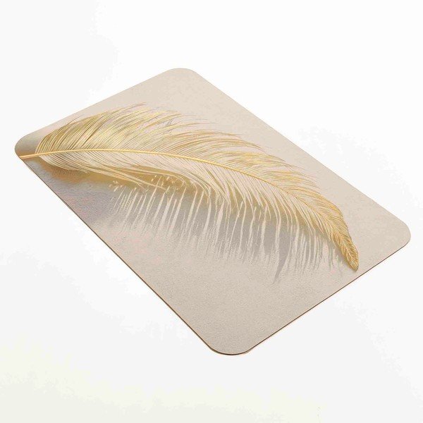 Jasnobrązowy dywanik łazienkowy 50x80 cm Angelica – douceur d'intérieur-image-4