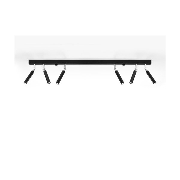 Czarna lampa sufitowa Sollux Tiden Sei-image-3