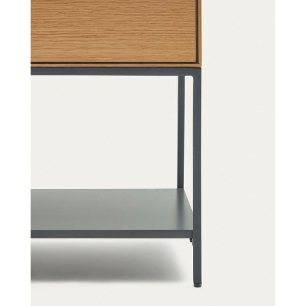Niska komoda w dekorze dębu 97,5x80 cm Vedrana – Kave Home-image-3