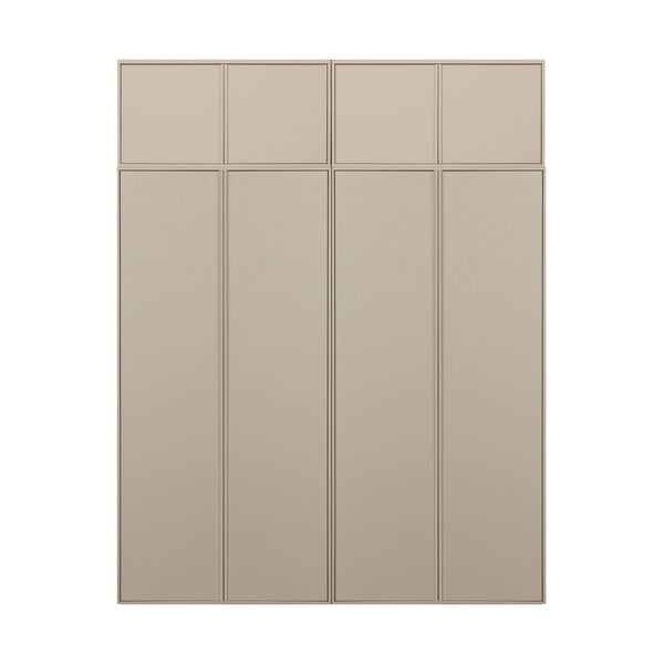 Kremowa szafa modułowa z litego drewna sosnowego 200x250 cm Daily – vtwonen