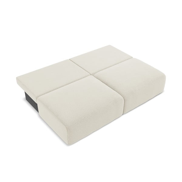 Kremowa rozkładana/ze schowkiem sofa 216 cm Kalena – Makamii-image-4