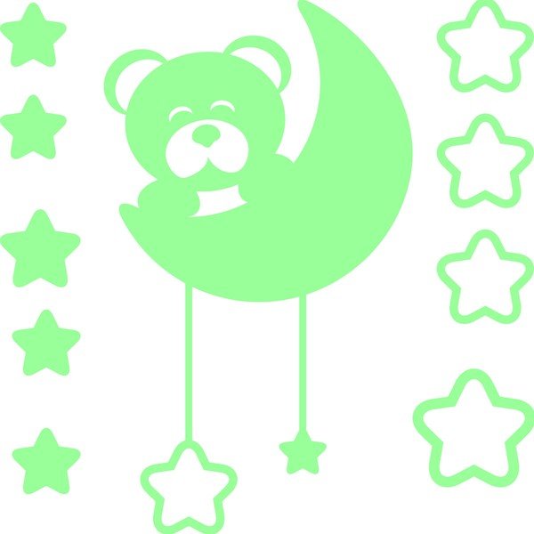 Naklejka świecąca Fanastick Teddy Bear-image-2