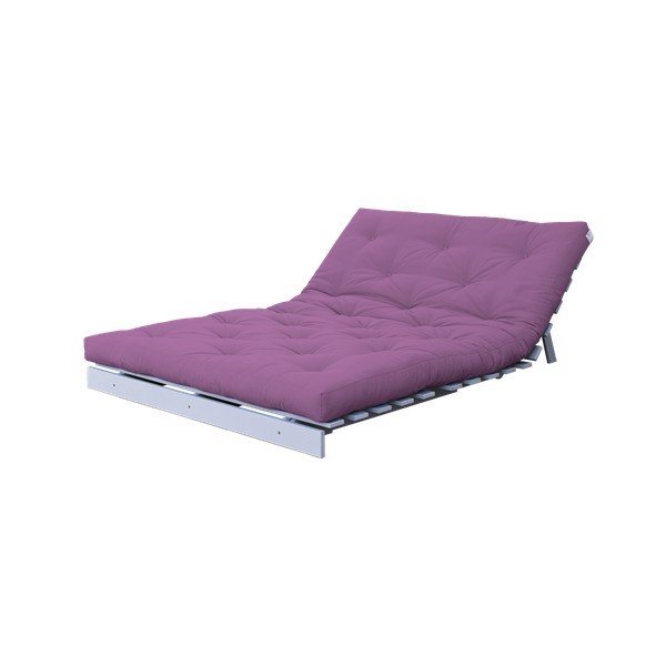 Sofa rozkładana Karup Roots White/Taffy Pink-image-4