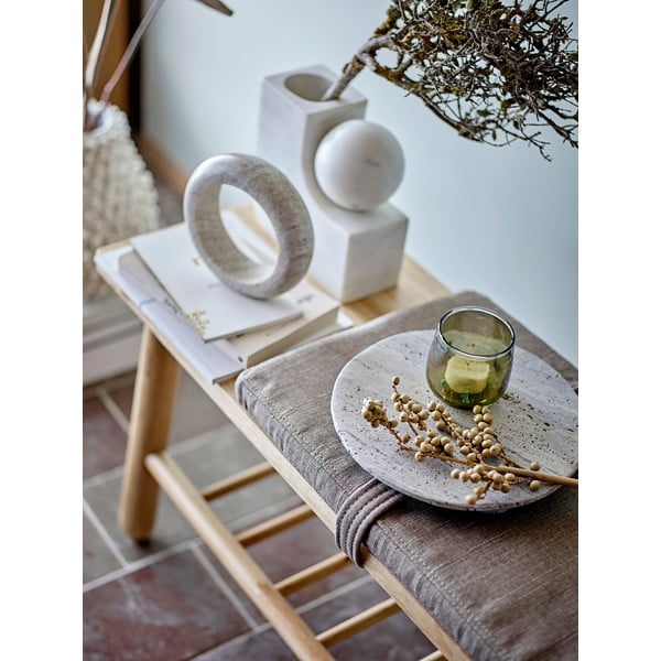 Biały marmurowy wazon Abbelin – Bloomingville-image-2