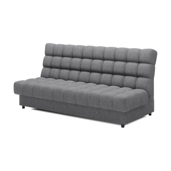 Szara rozkładana/ze schowkiem sofa z tkaniny szenilowej 197 cm Clareta – ELTAP-image-2